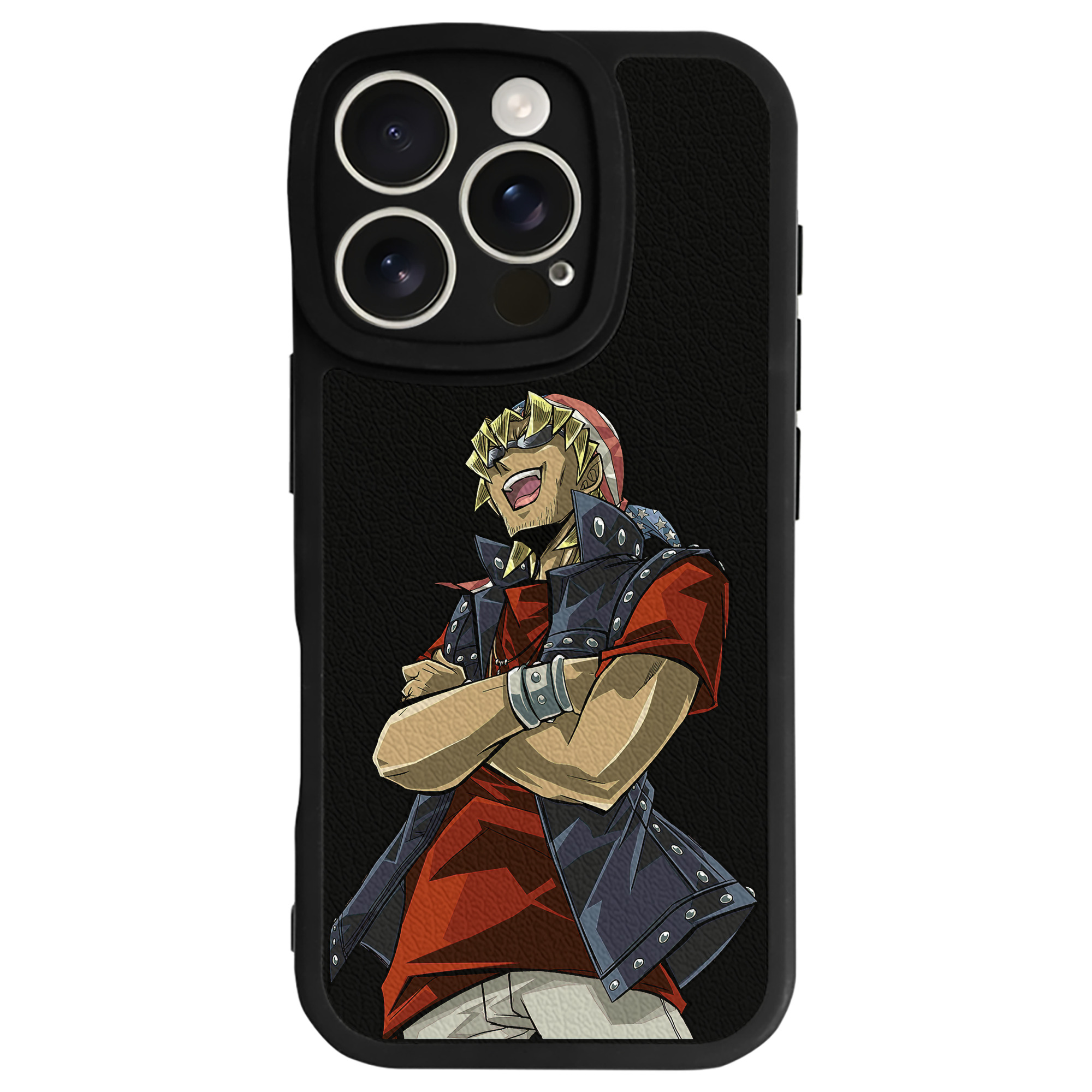 遊☆戯☆王 Yu-Gi-Oh! 【iPhone 16シリーズ対応】シリコンスマホケース（レザー調） 材質：シリコン